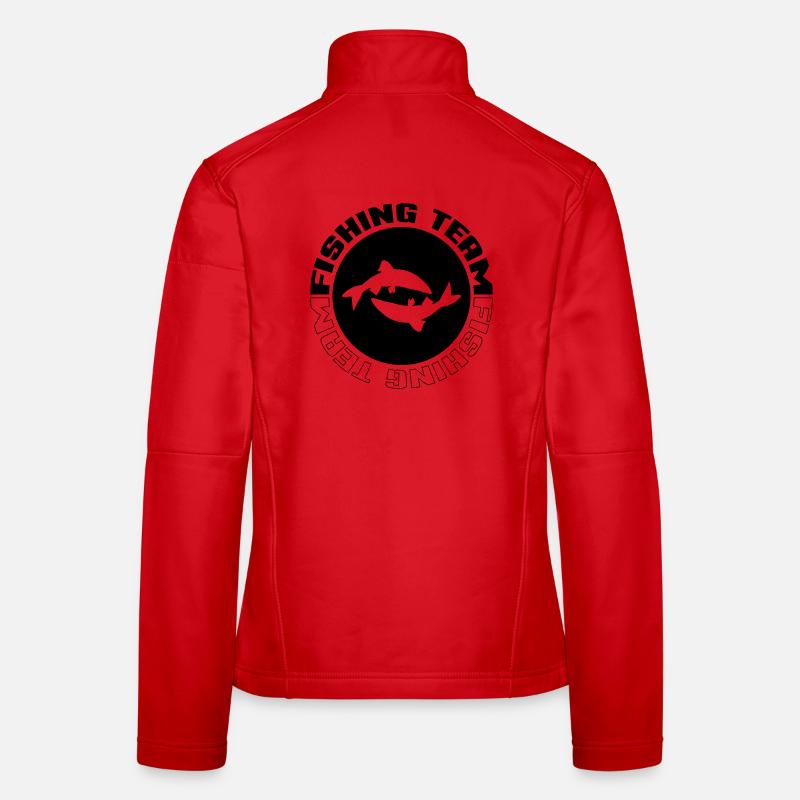 Équipe de pêche Veste en tissu softshell Femme