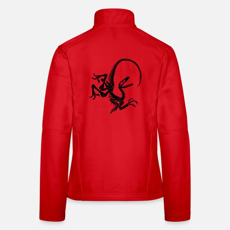 Raptor Skeleton Women's Softshell Jacket