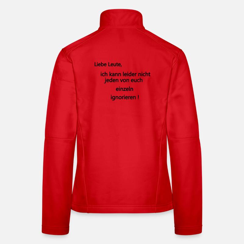 Einzeln ignorieren Frauen Softshelljacke