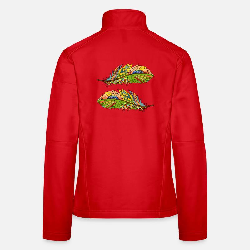 Feder Frauen Softshelljacke