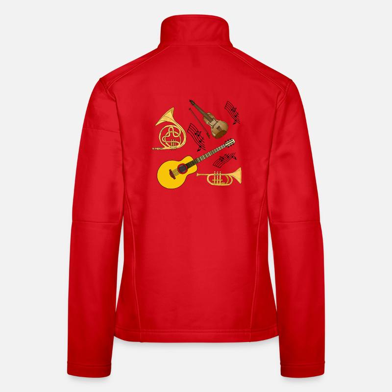 Musical instruments Women's Softshell Jacket