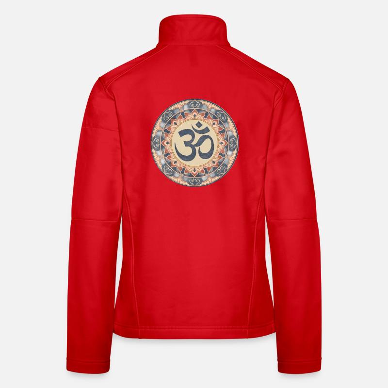 Om Mandala Zen Pattern Women's Softshell Jacket