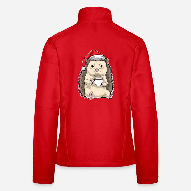 Café de Noël Hérisson Veste en tissu softshell Femme