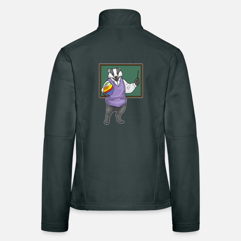 Badger Easter Teacher Women's Softshell Jacket