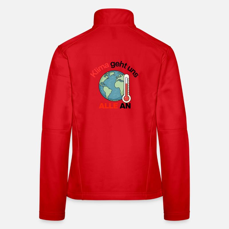 Climate concerns us all. Act now, Future now Women's Softshell Jacket