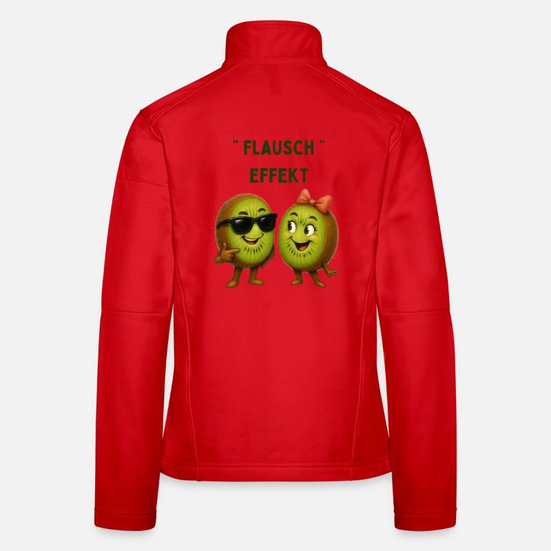 Fluffy Effect Kiwi Duo Women's Softshell Jacket
