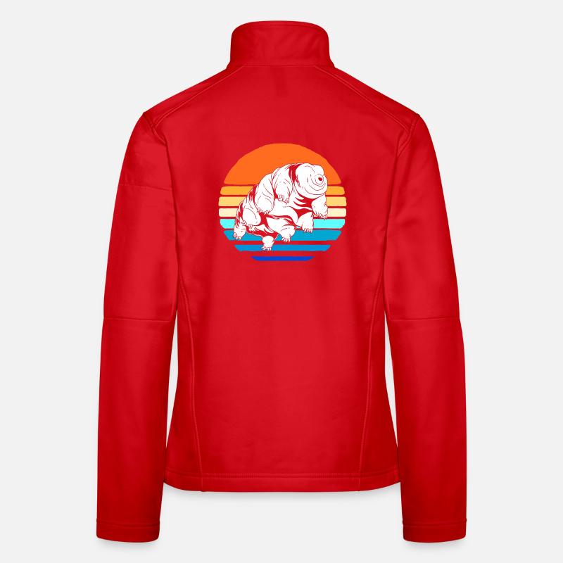 Tardigrade Tardigrades Bärtierchen Wasserbär Frauen Softshelljacke