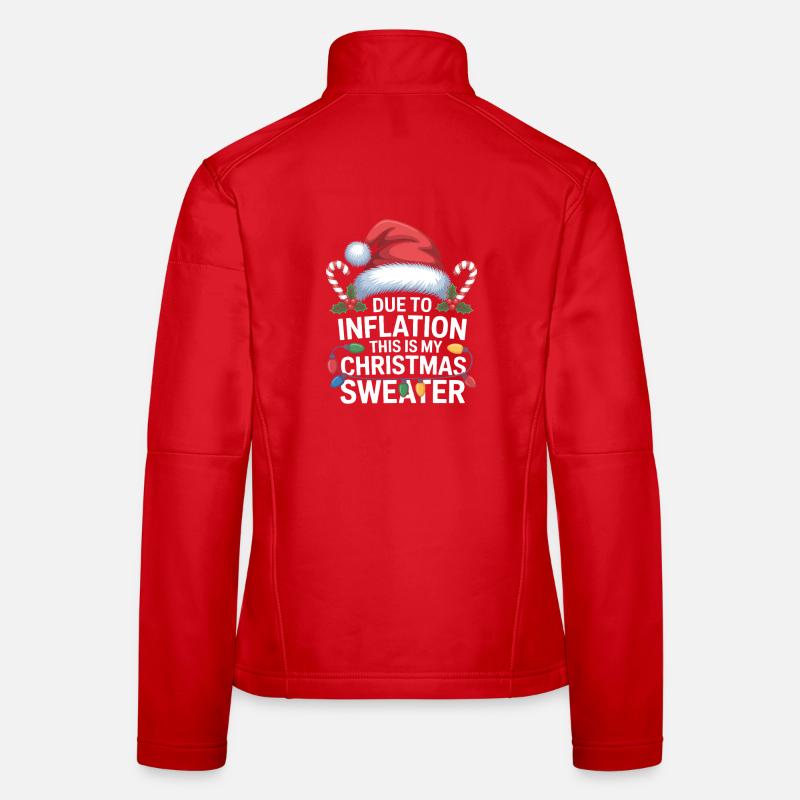 Inflation Weihnachtspullover-Humor Frauen Softshelljacke
