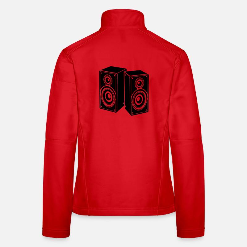 Intervenants Veste en tissu softshell Femme