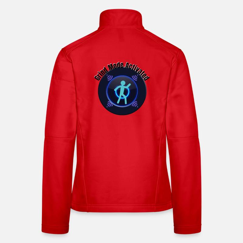 Grind Mode Activated – Motivation & Focus Graphic Women's Softshell Jacket