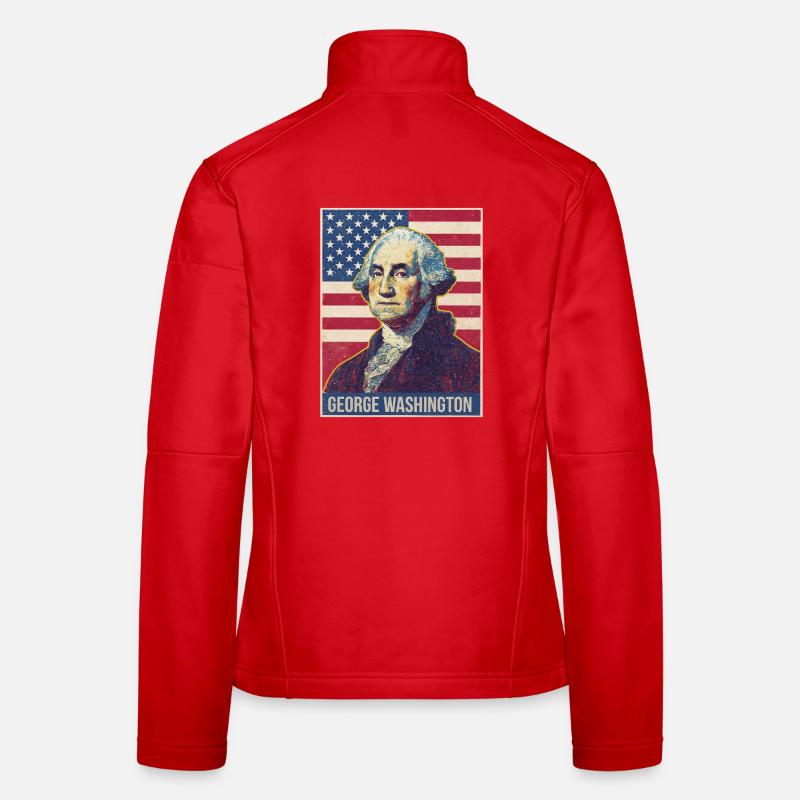 George Washington Veste en tissu softshell Femme