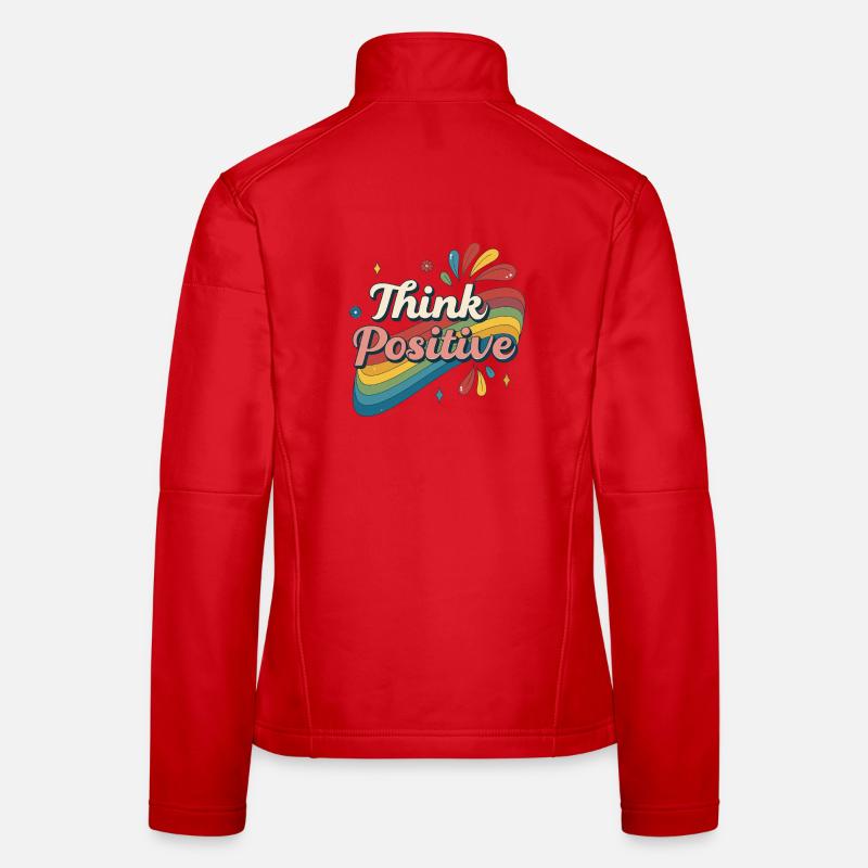 Think Positive Rainbow Women's Softshell Jacket