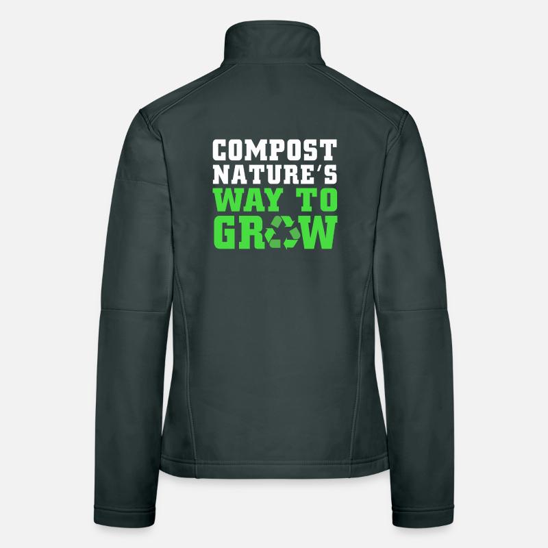 Compost Worms Gift Women's Softshell Jacket