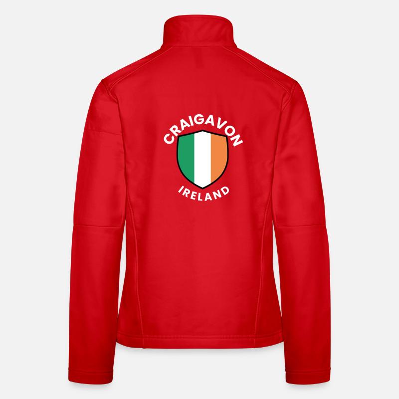 Craigavon Irland-Schild Frauen Softshelljacke