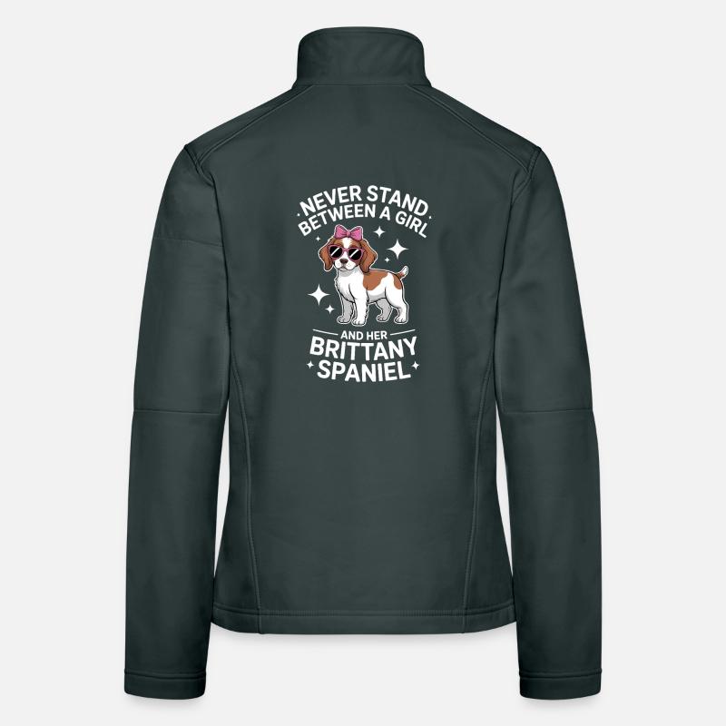 Brittany Spaniel Spruch Brittany Spaniel Geschenk  Frauen Softshelljacke