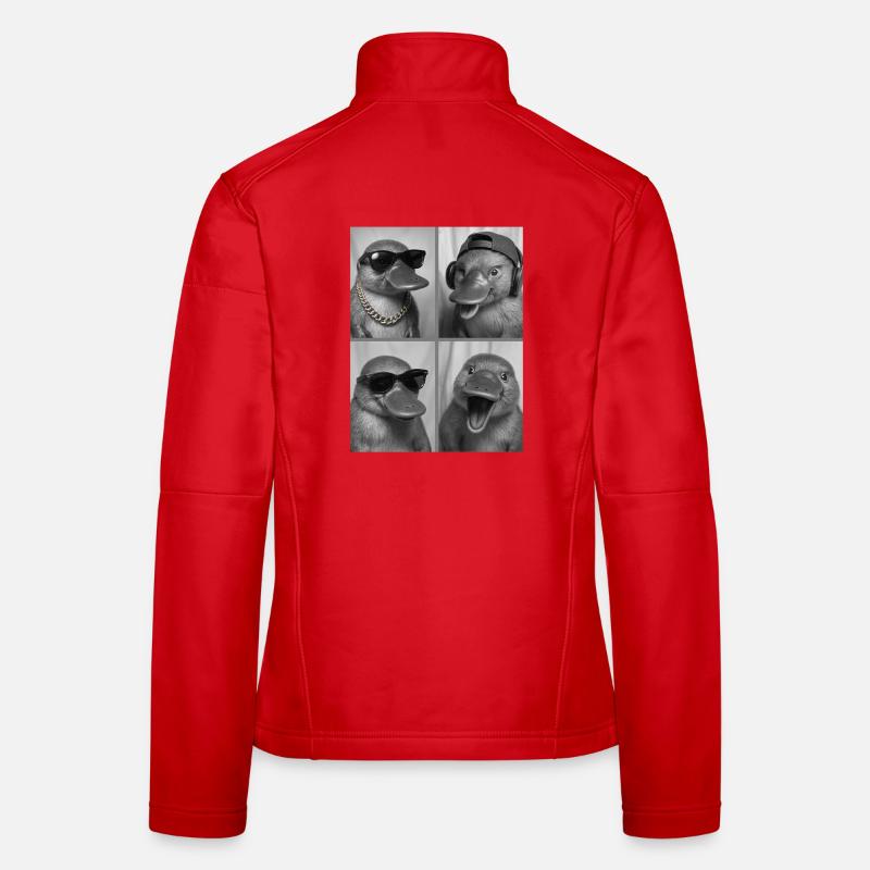 Ornithorynque Veste en tissu softshell Femme