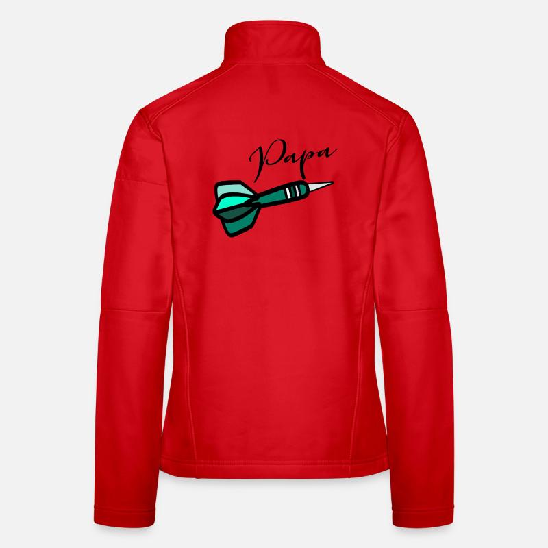 Darts Darts Dad Women's Softshell Jacket