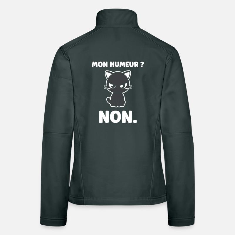 Chat grognon MON HUMEUR Women's Softshell Jacket