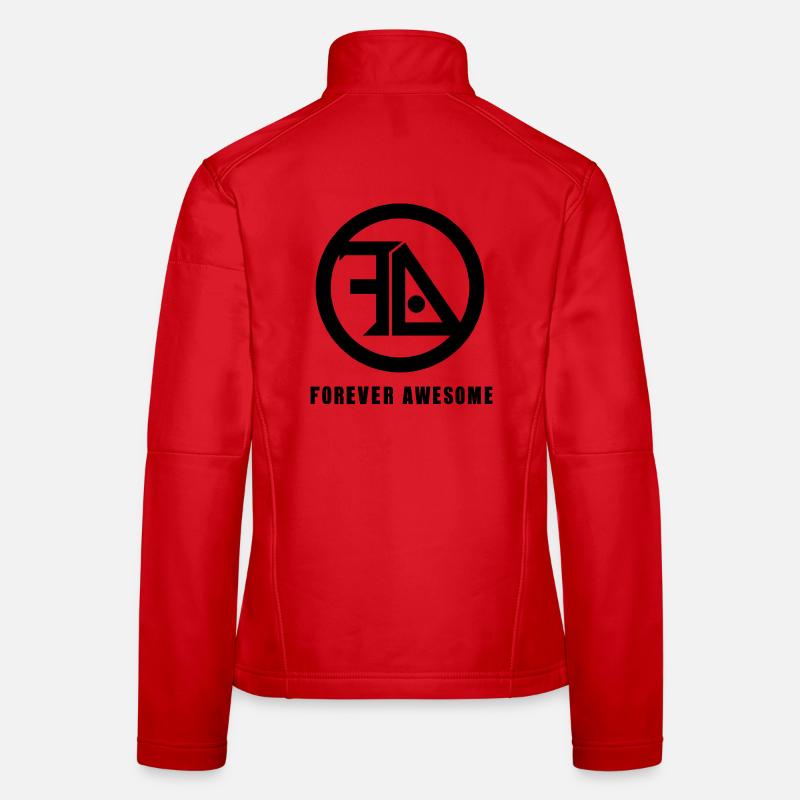Forever Awesome Black Frauen Softshelljacke