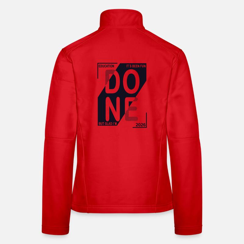 Done 2026 – Training completed design Women's Softshell Jacket