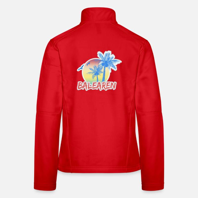Vacances Îles Baléares Veste en tissu softshell Femme