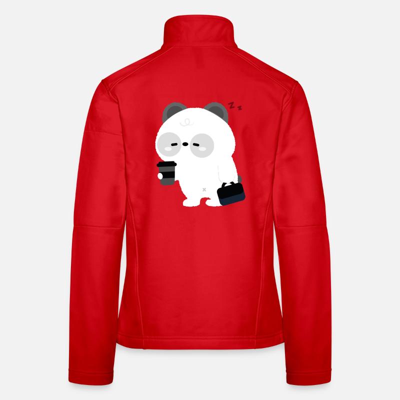 Panda Coffee Break Women's Softshell Jacket