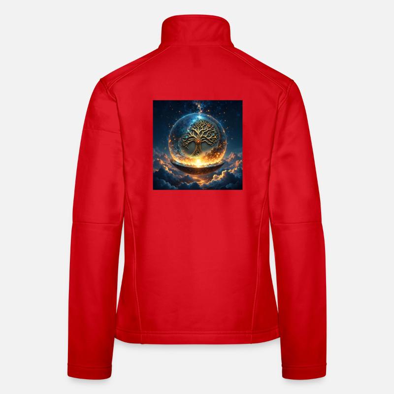 Arbre de l’Orbe Céleste Veste en tissu softshell Femme