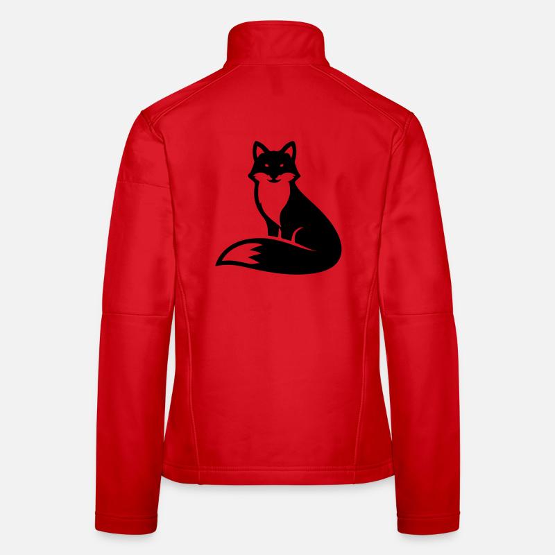 Fuchs Tier Frauen Softshelljacke
