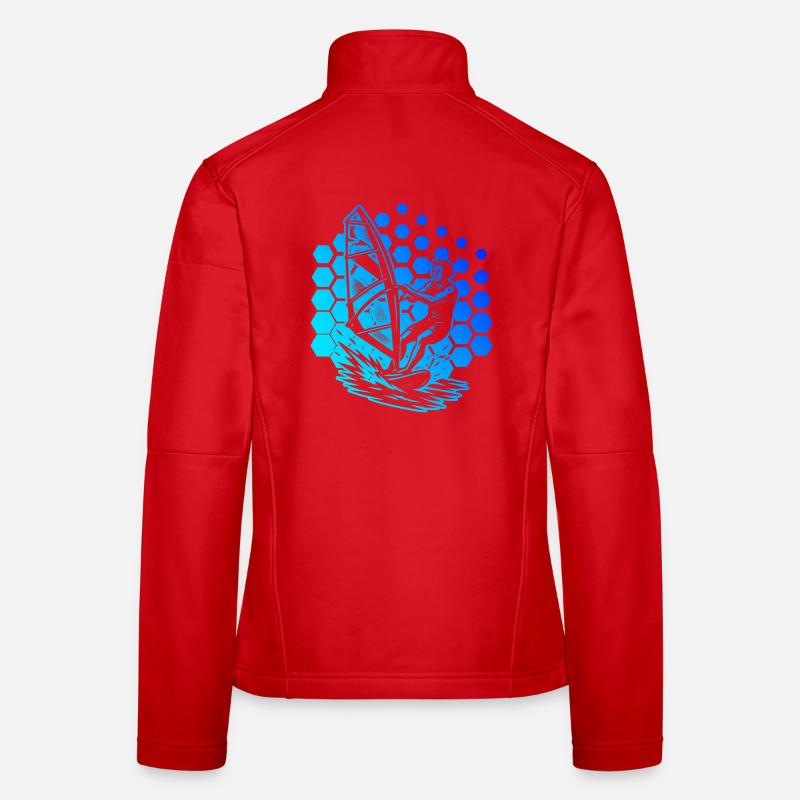 A motif just for windsurfing Women's Softshell Jacket