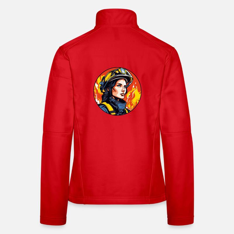 Fire Brigade Firefighter Women's Softshell Jacket