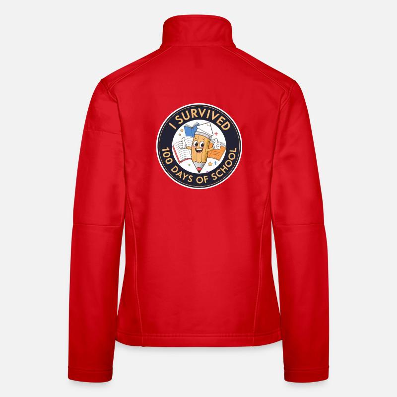 A survécu à 100 jours d’école Veste en tissu softshell Femme