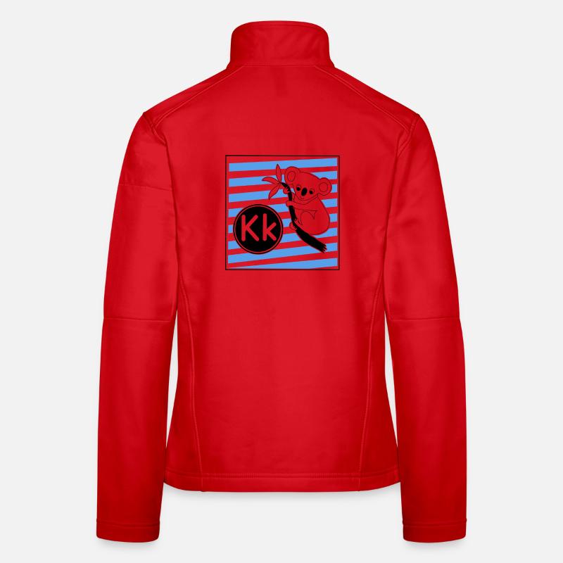 K pour Koala Veste en tissu softshell Femme