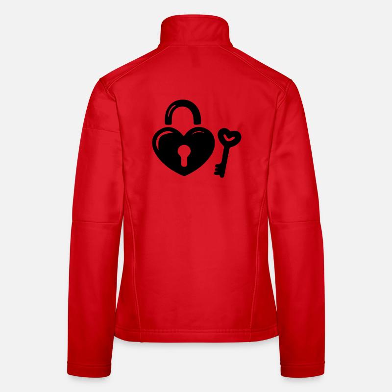 Heart Key Women's Softshell Jacket