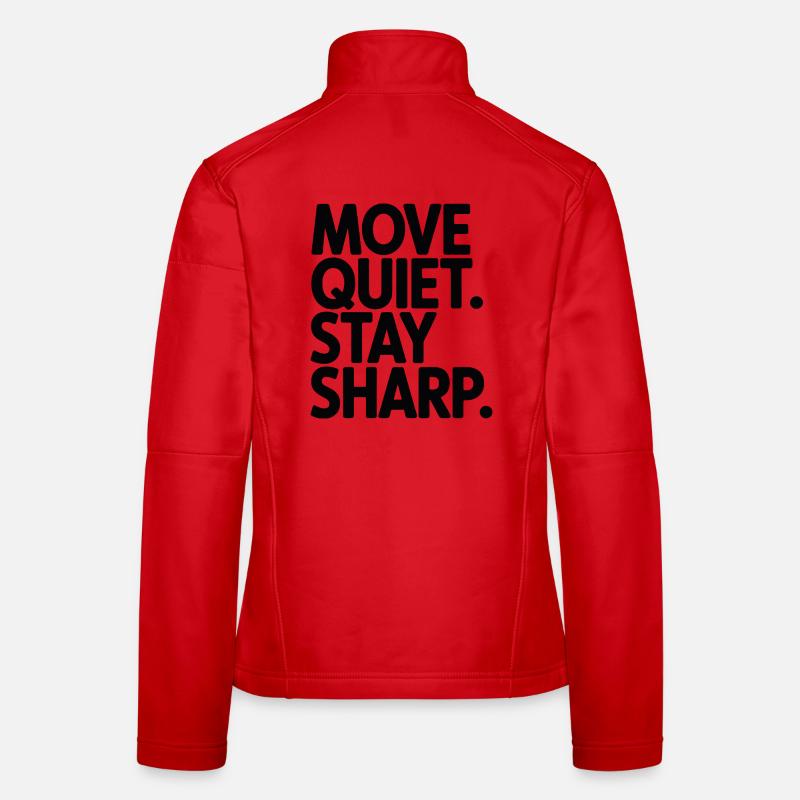 Move Quiet. Stay Sharp. Women's Softshell Jacket