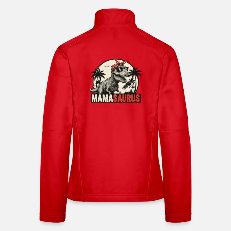 Mamasaurus – Un design T-Rex cool pour les mamans Veste en tissu softshell Femme