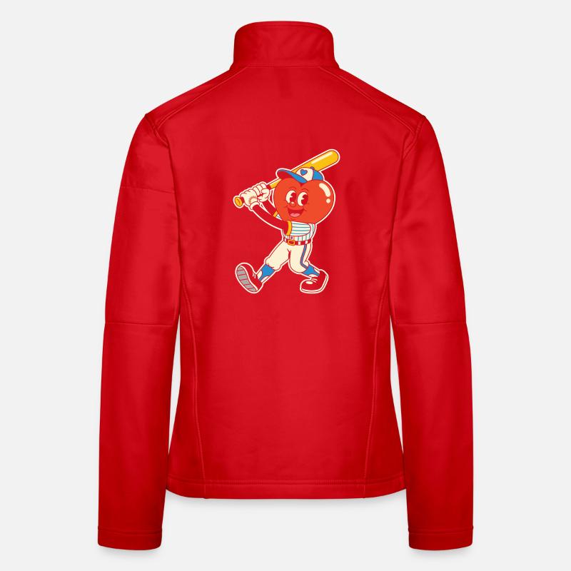 Cœur Baseball Veste en tissu softshell Femme