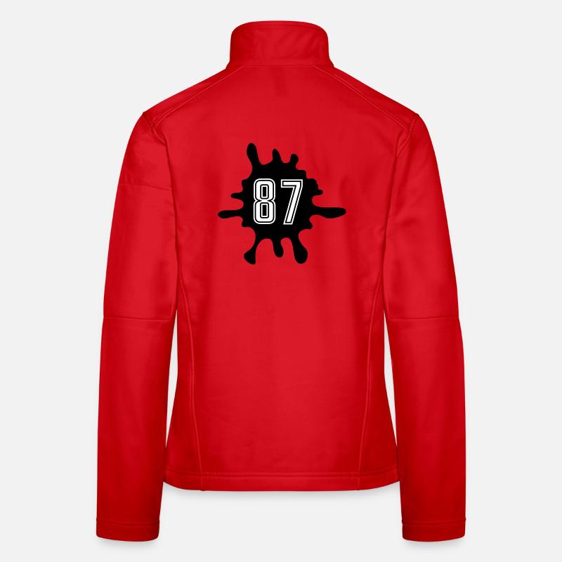 Nombre de Blobs 87 Veste en tissu softshell Femme