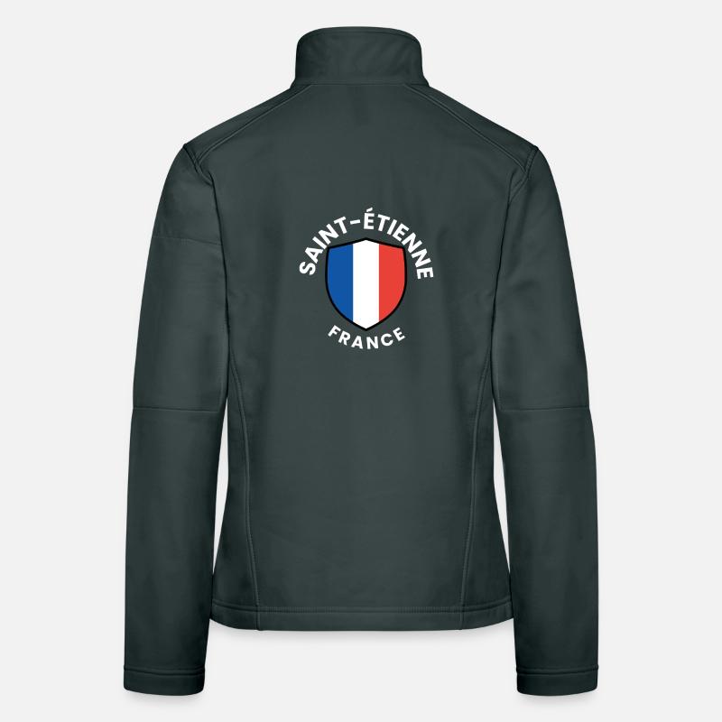 Saint-Étienne-Frankreich-Schild Frauen Softshelljacke
