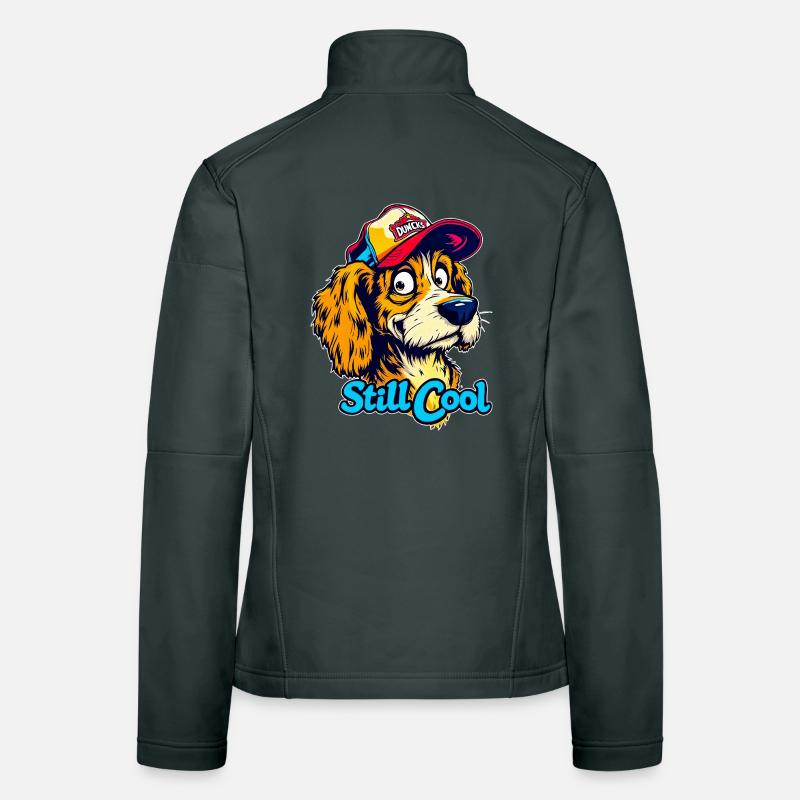 Maskottchen Still Cool Dog Frauen Softshelljacke
