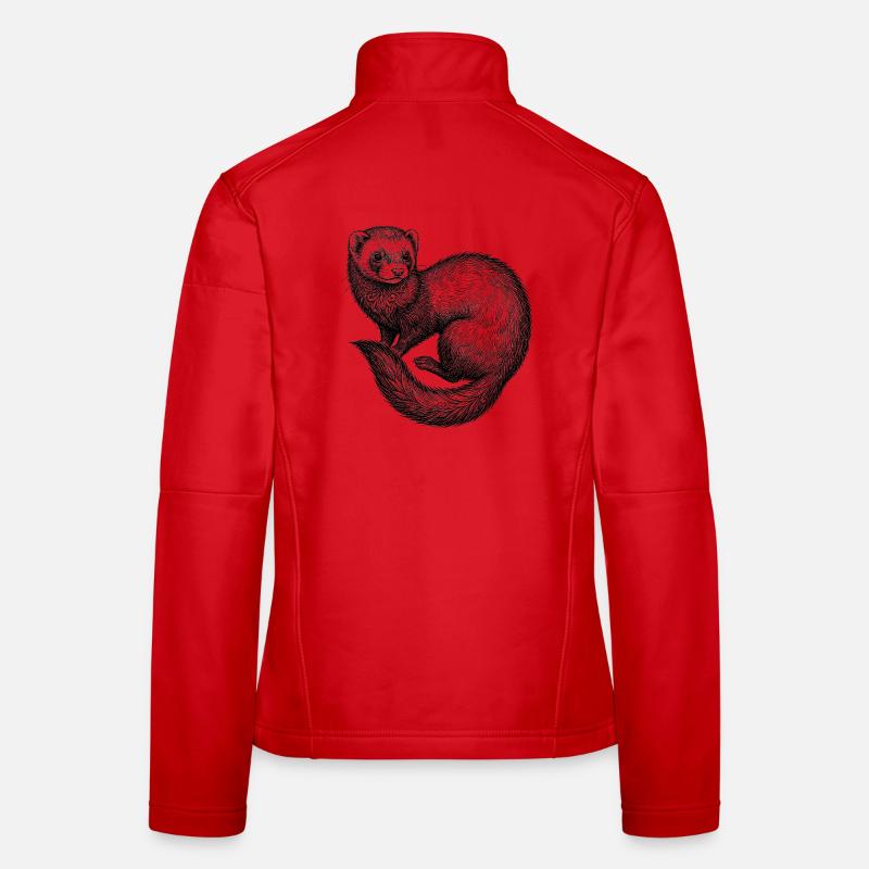 Furet Veste en tissu softshell Femme
