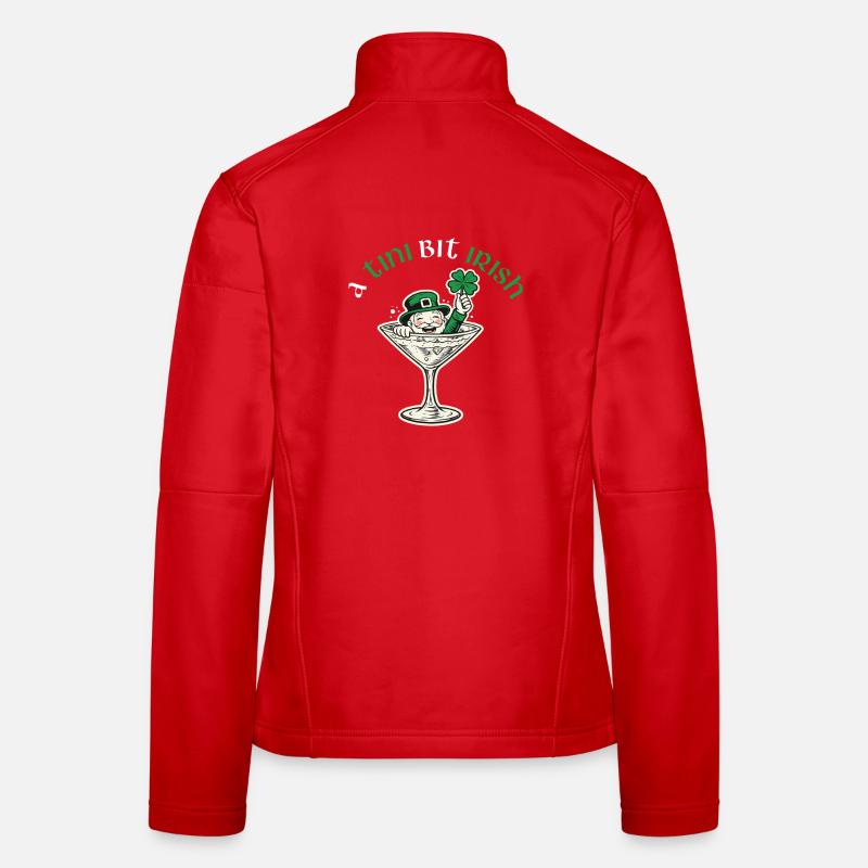 Un petit irlandais de la Saint-Patrick Veste en tissu softshell Femme