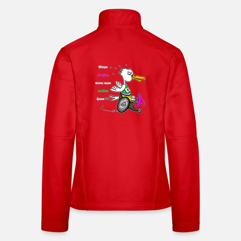 Marathon Seagull – Édition fauteuil roulant de course Veste en tissu softshell Femme