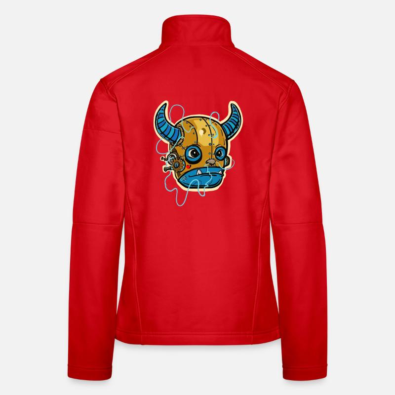 Steampunk Mechanical Bull Women's Softshell Jacket