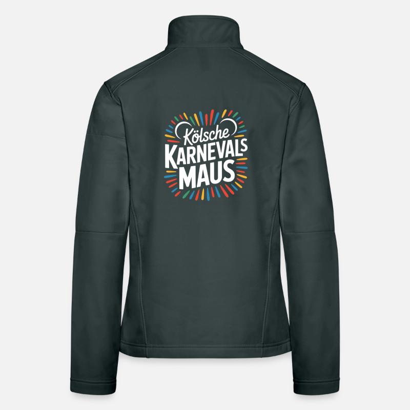 Kölsche Karnevalsmaus Karneval Köln Kölner Maus Frauen Softshelljacke