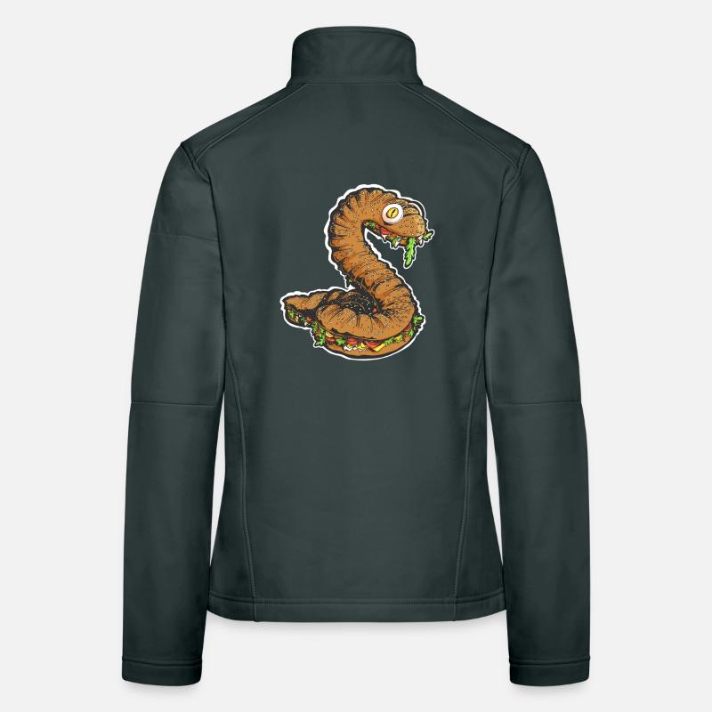 Le Snacking Snake Veste en tissu softshell Femme