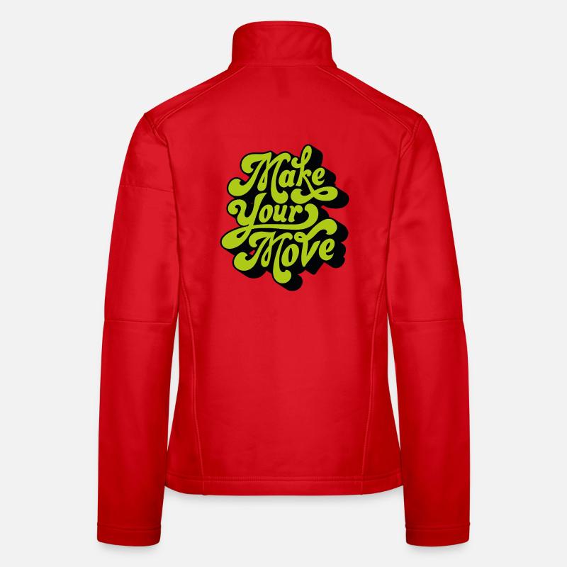 Mach deinen Zug Frauen Softshelljacke
