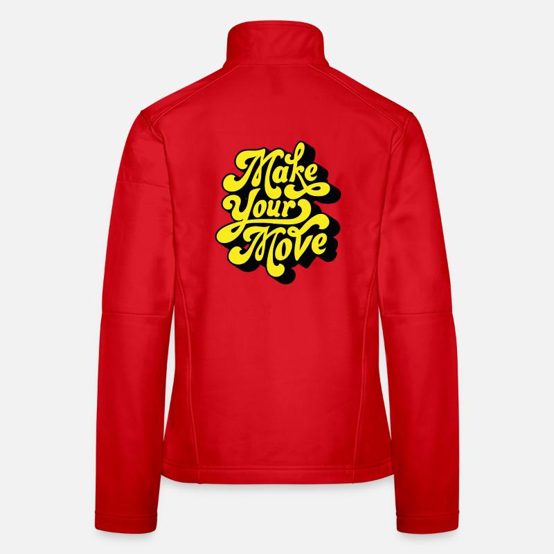 Make Your Move – Neon Script Women's Softshell Jacket