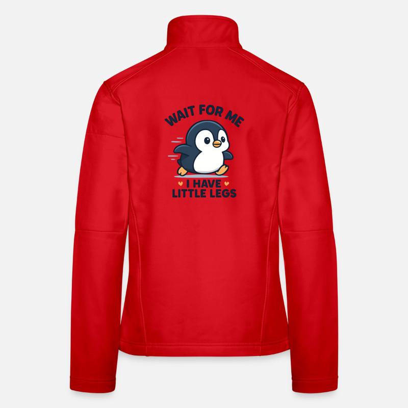 Pinguin Spruch Humor Meme Lustig Geschenkidee Frauen Softshelljacke