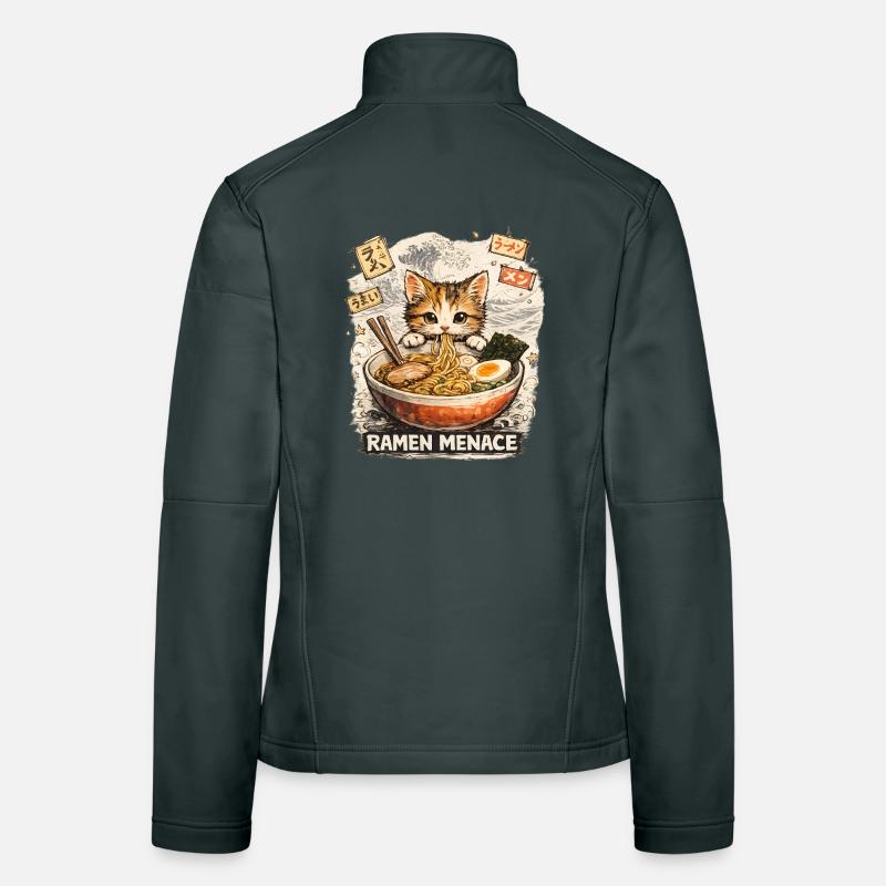 Ramen Cat Women's Softshell Jacket