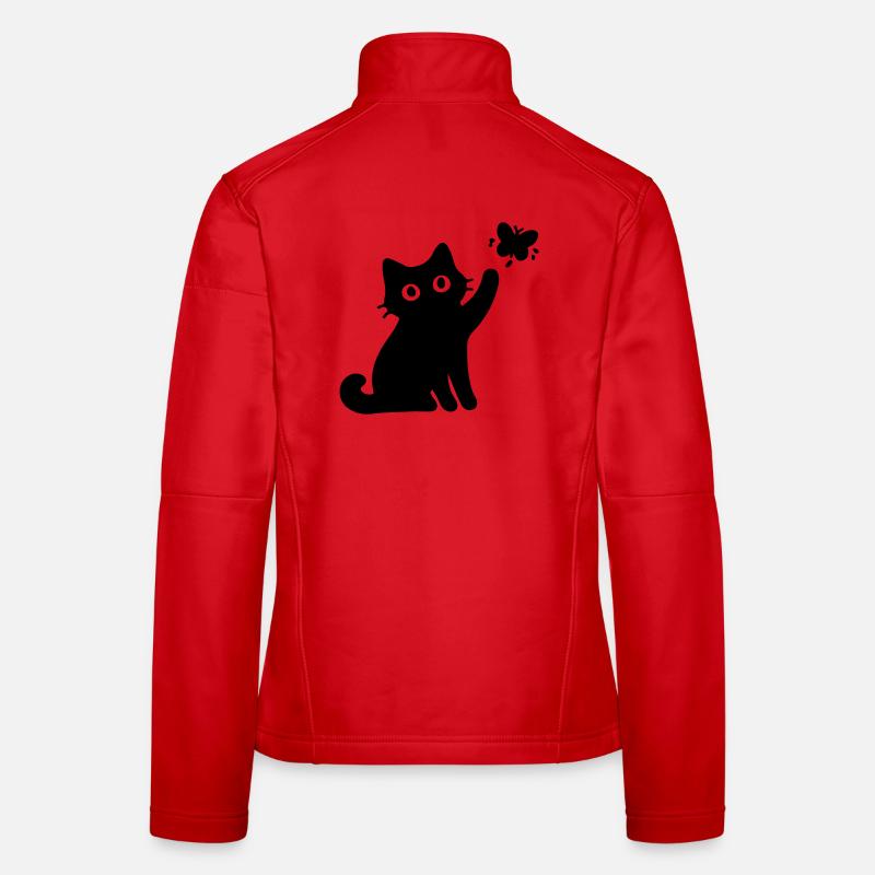 Cat funny Women's Softshell Jacket